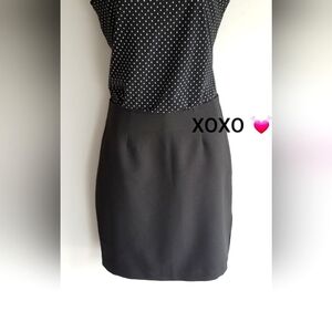 XOXO Little Black Mini Skirt